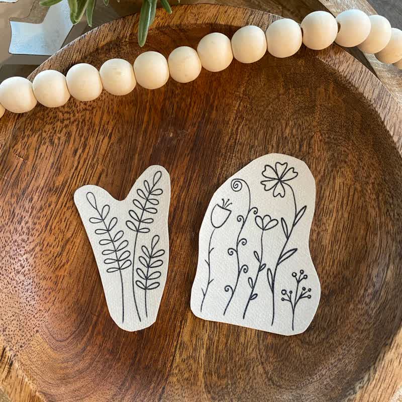 Wildflowers Stick and Stitch Embroidery Patterns