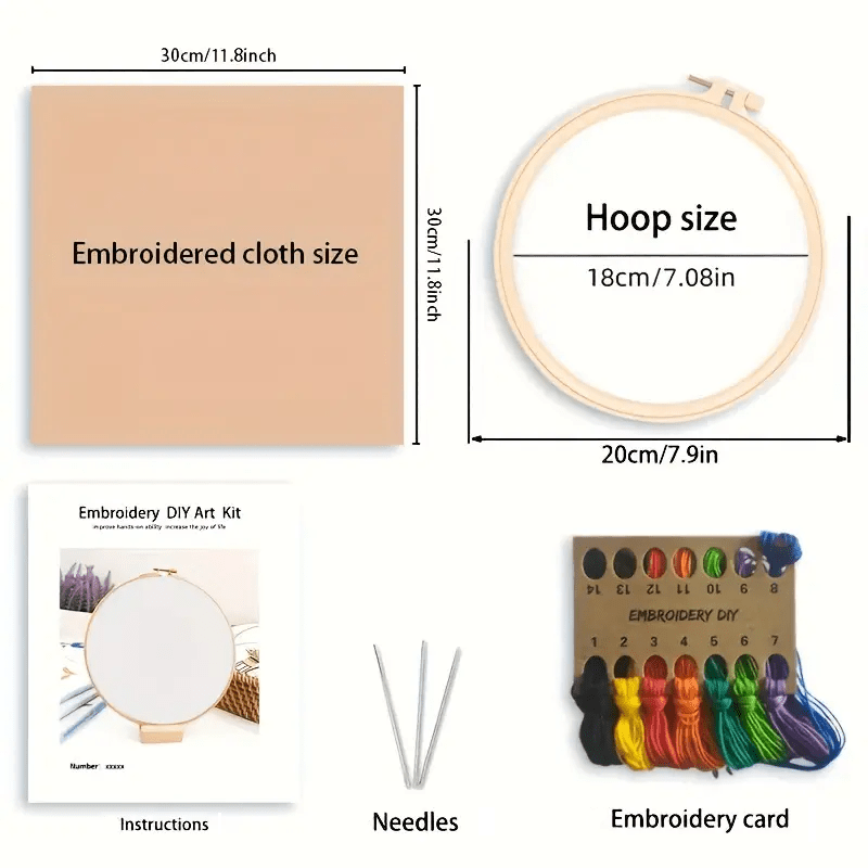 Rubbyoo Embroidery Kit - Bee Insect