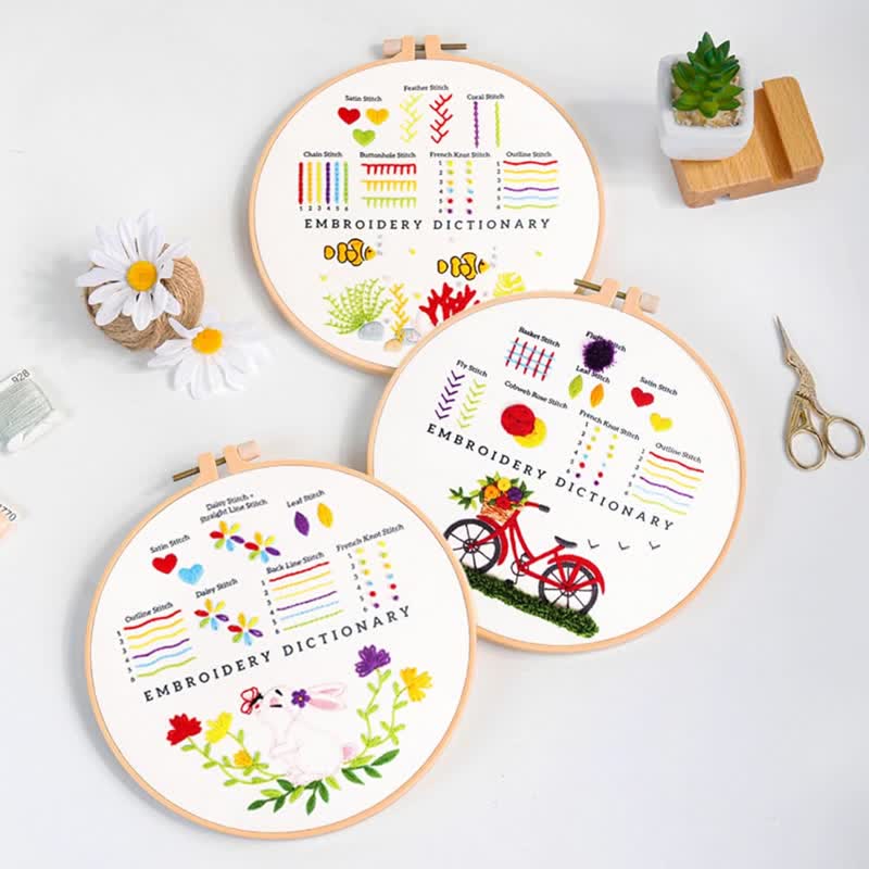 1Pack Embroidery Starter Kit For Adults