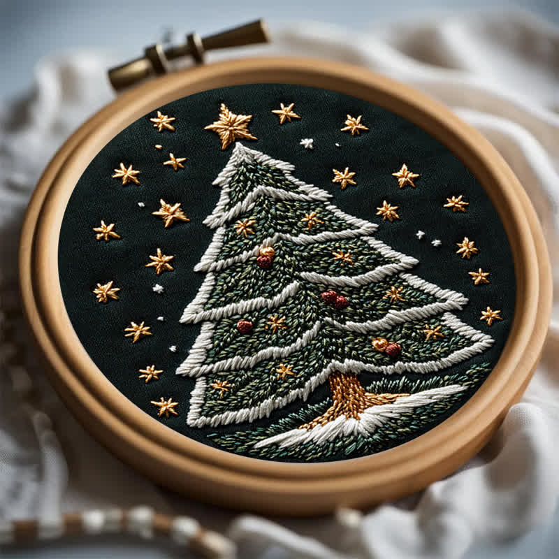 Rubbyoo Embroidery Kit - Christmas tree2