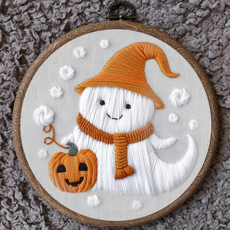 Rubbyoo Embroidery Kit - Ghost Halloween