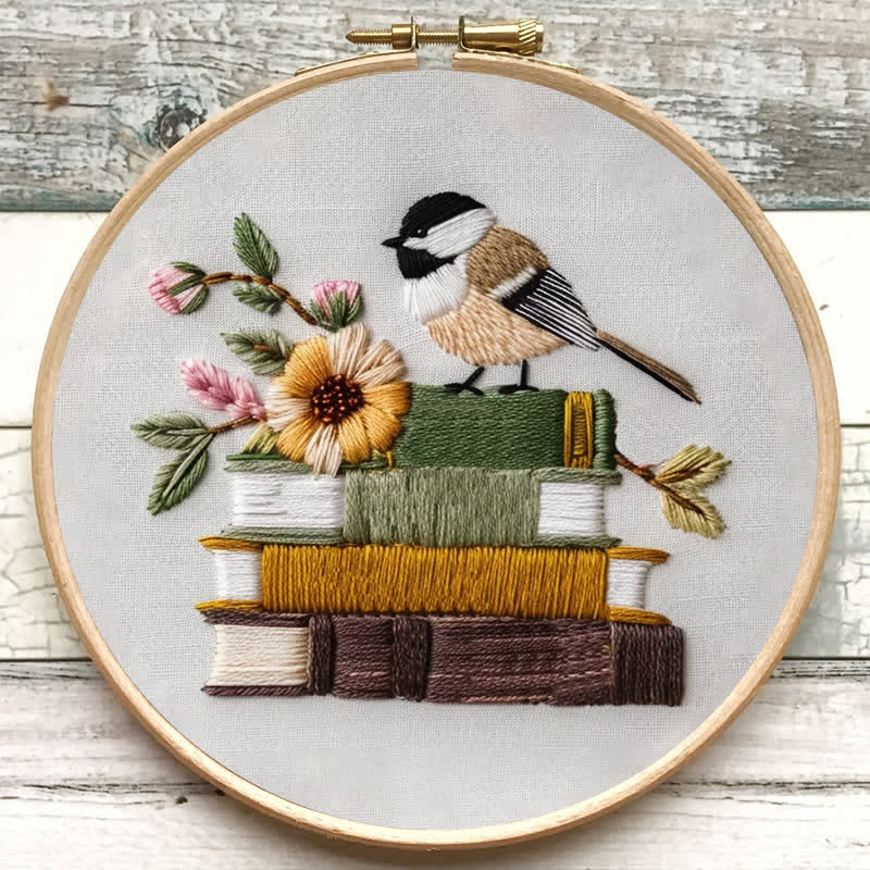 Rubbyoo Embroidery Kit - Reading Time