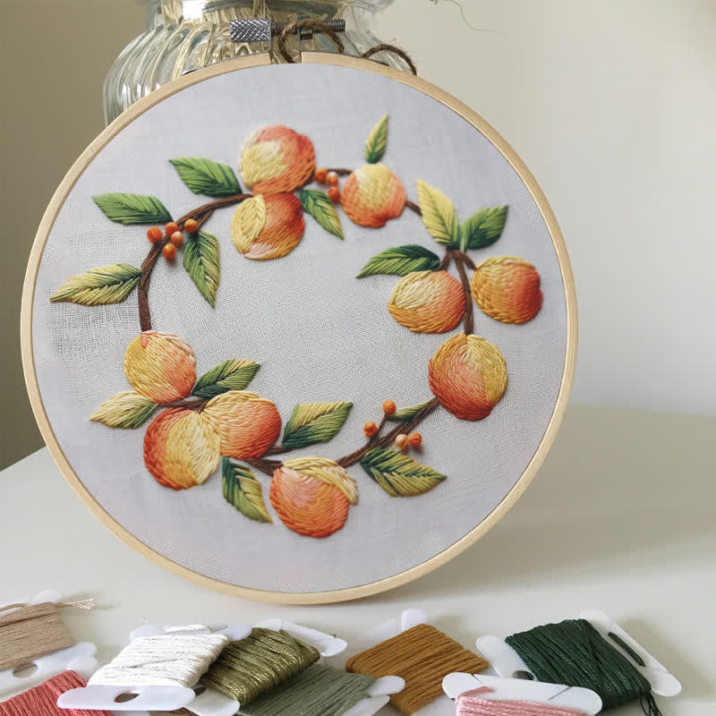 Rubbyoo Embroidery Kit - Peachy