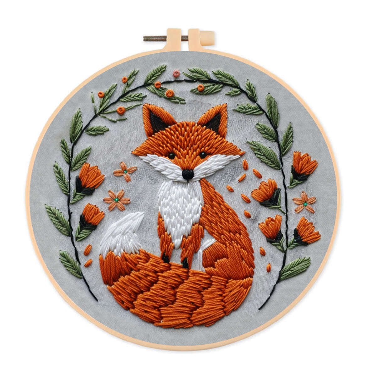Rubbyoo Embroidery Kit - Big Tail Fox