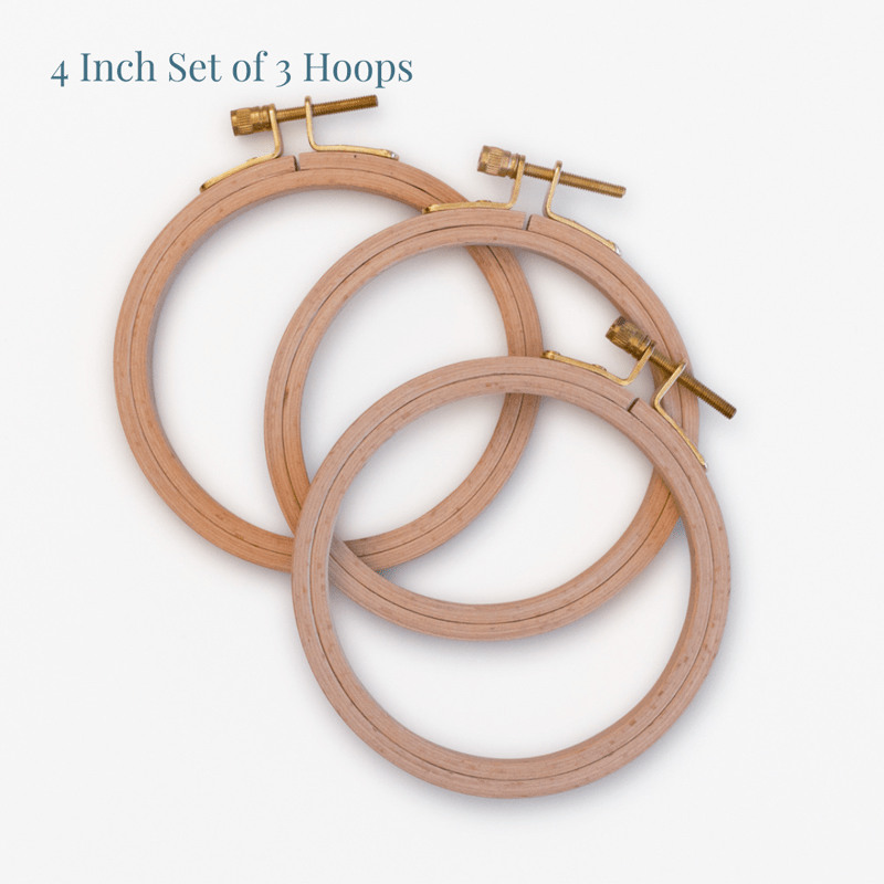 Wooden Hoop Packs For Art Craft Sewing And Wall Ornaments