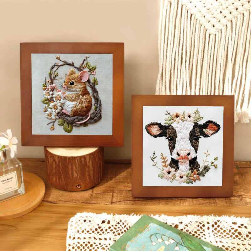 Wooden Embroidery Frame | Art Display Photo Frame