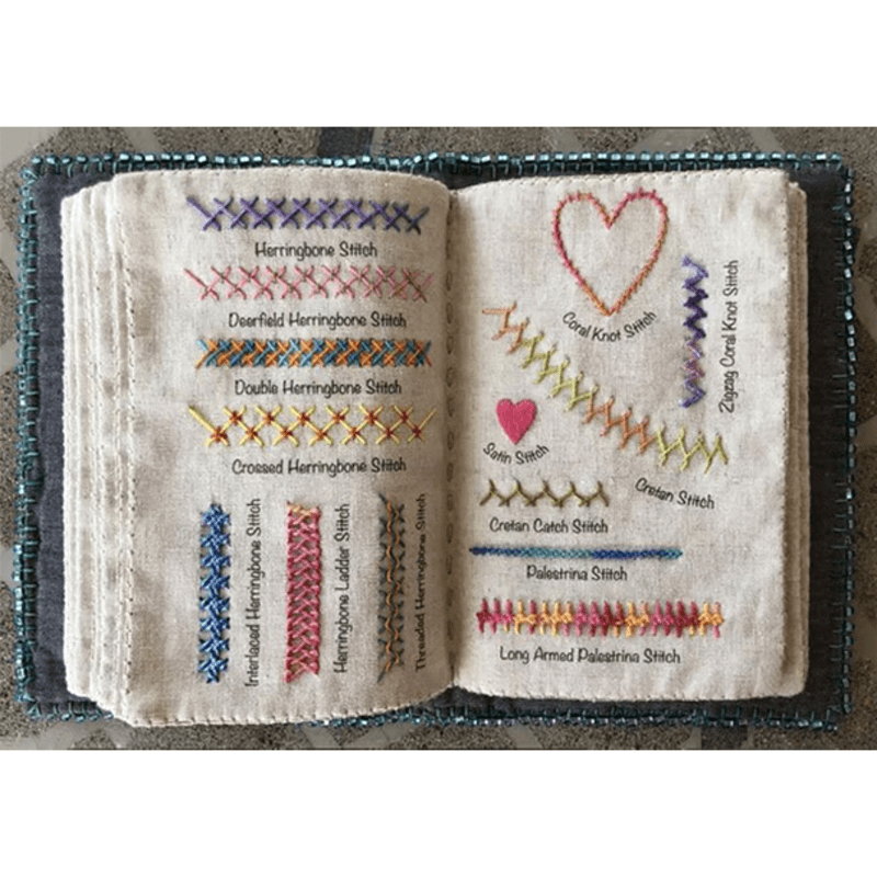 Rubbyoo Beginner Stitch Practice Kit - Diy Starter Embroidery Set | 3 Level Floral And Botanical Needlecraft | Nice Gifts For Sewing Enthusiast
