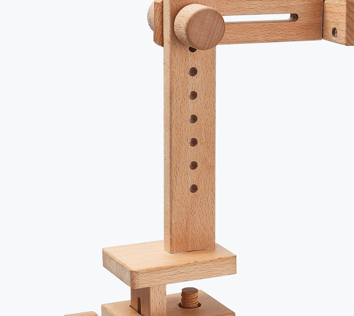 Wooden Embroidery Hoop | 360 Degree Rotating Hoop | Adjustable Stitching Stand