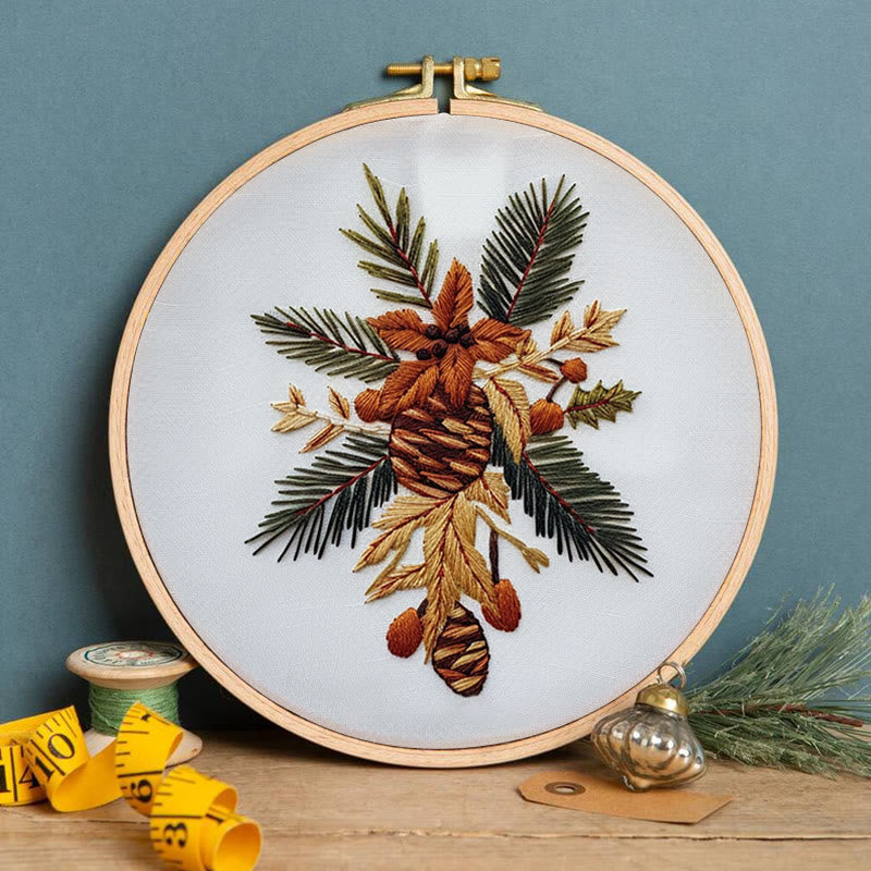Rubbyoo Embroidery Kit- Winter Bouquet