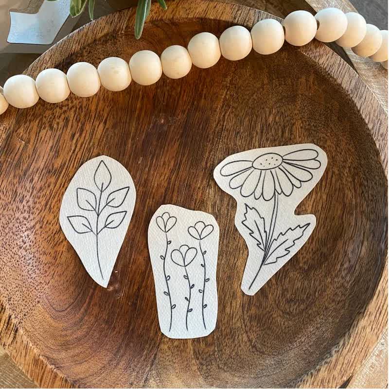Wildflowers Stick and Stitch Embroidery Patterns