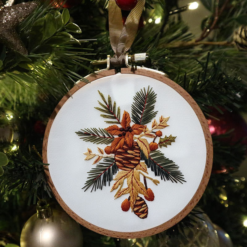 Rubbyoo Embroidery Kit- Winter Bouquet