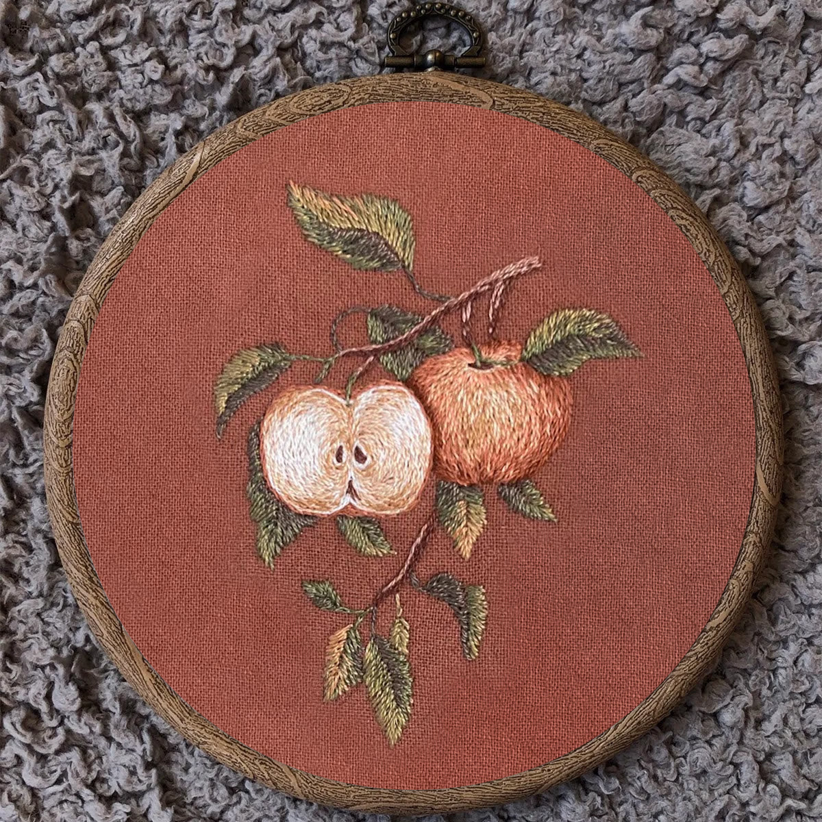 Rubbyoo Embroidery Kit- Apple