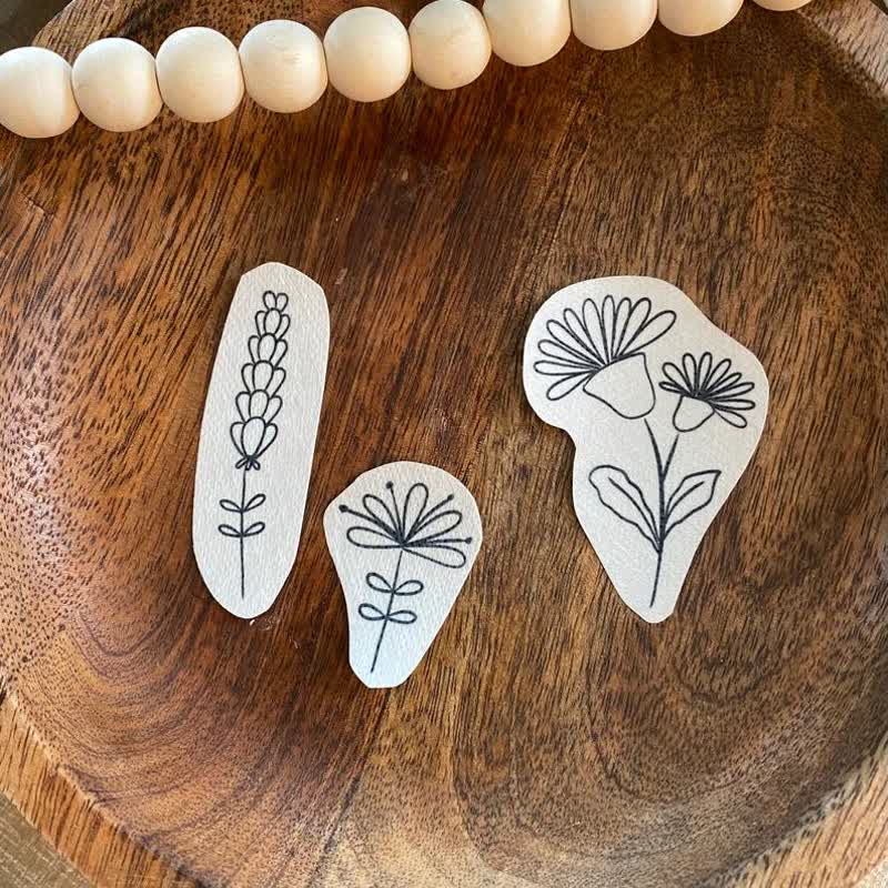 Wildflowers Stick and Stitch Embroidery Patterns