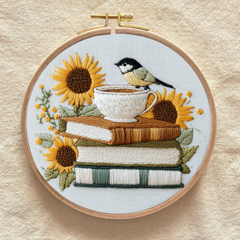 Rubbyoo Embroidery Kit - Sunlit Moments | Cozy Crafts  Wall Decor