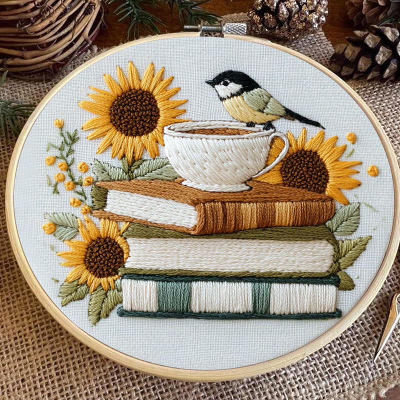 Rubbyoo Embroidery Kit - Sunlit Moments | Cozy Crafts  Wall Decor