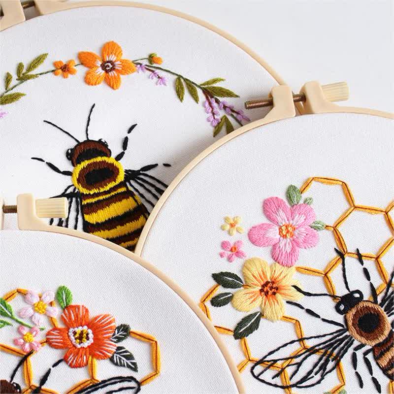 Rubbyoo Embroidery Kit - Bee Insect