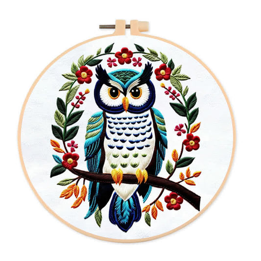Rubbyoo Embroidery Kit - Owl