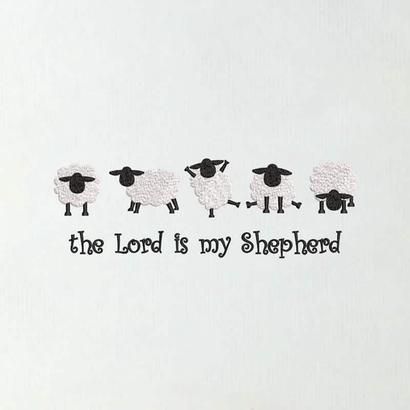 Rubbyoo Embroidery Kit - The Lord is My Shepherd