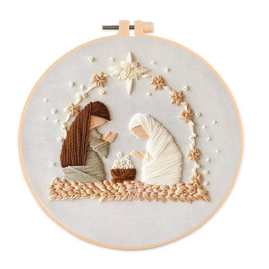 Rubbyoo Embroidery Kit - Nativity Scene