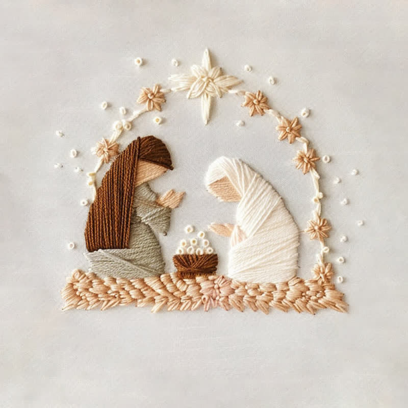 Rubbyoo Embroidery Kit - Nativity Scene