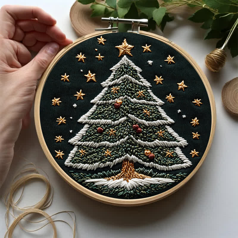 Rubbyoo Embroidery Kit - Christmas tree2