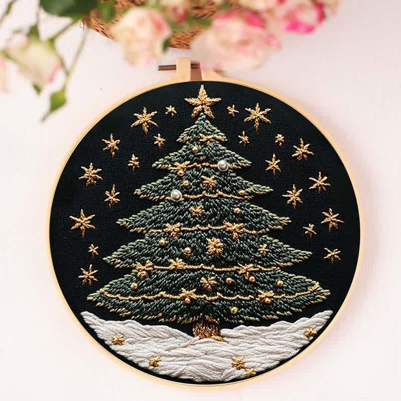 Rubbyoo Embroidery Kit - Christmas tree3