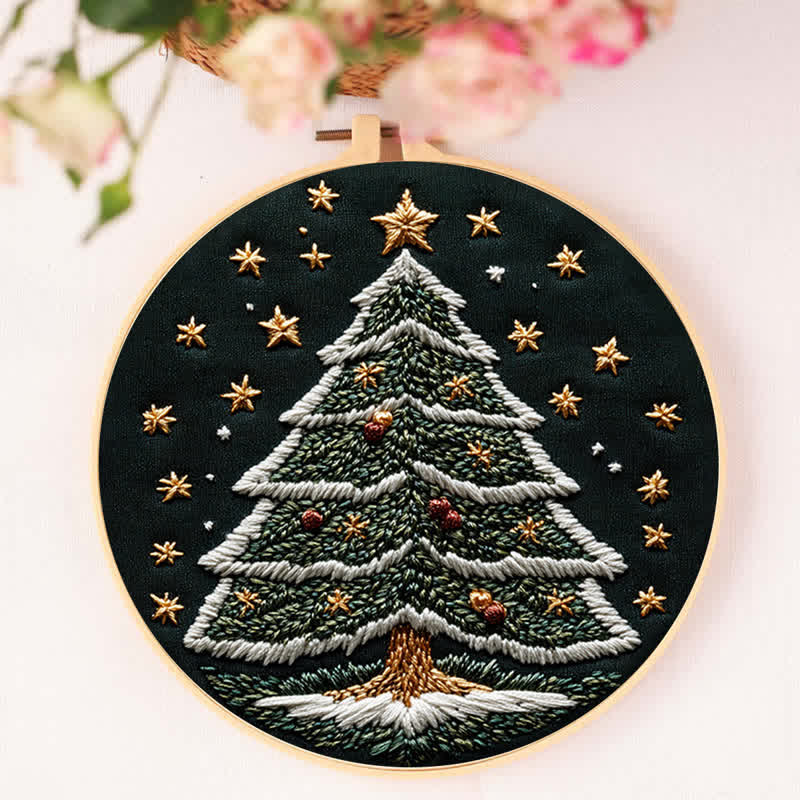 Rubbyoo Embroidery Kit - Christmas tree2