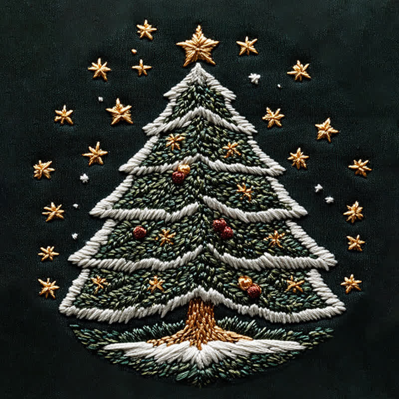 Rubbyoo Embroidery Kit - Christmas tree2