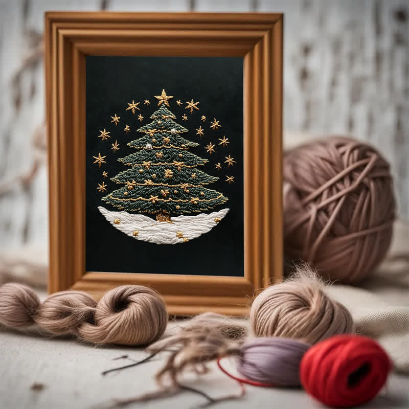 Rubbyoo Embroidery Kit - Christmas tree3