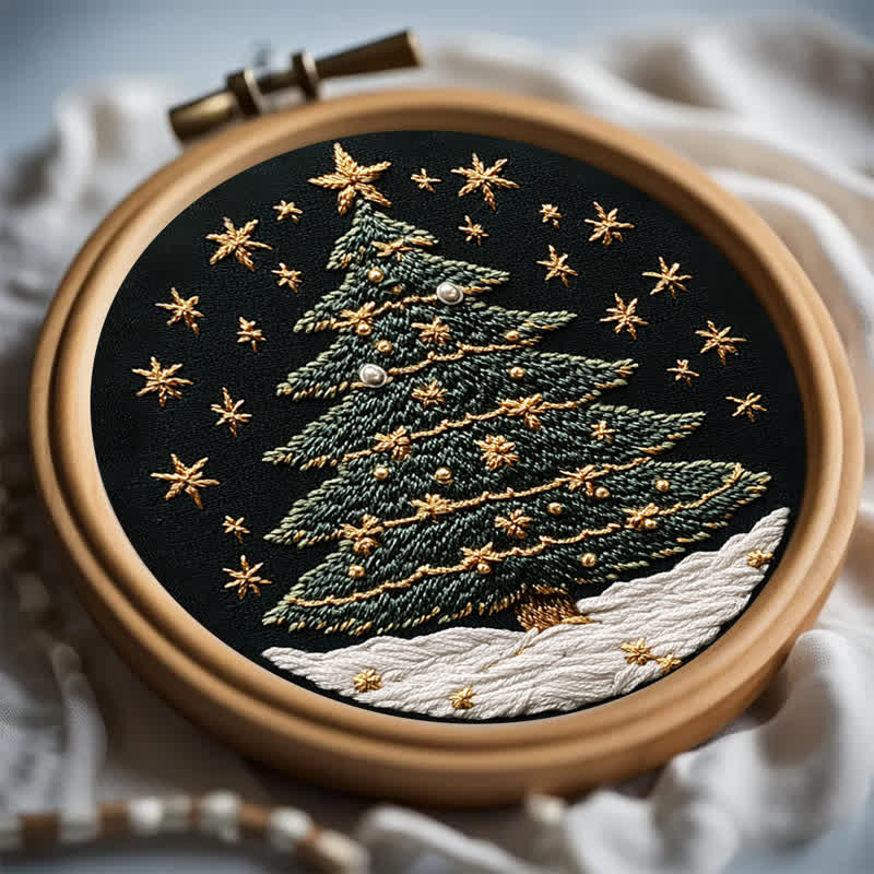 Rubbyoo Embroidery Kit - Christmas tree3