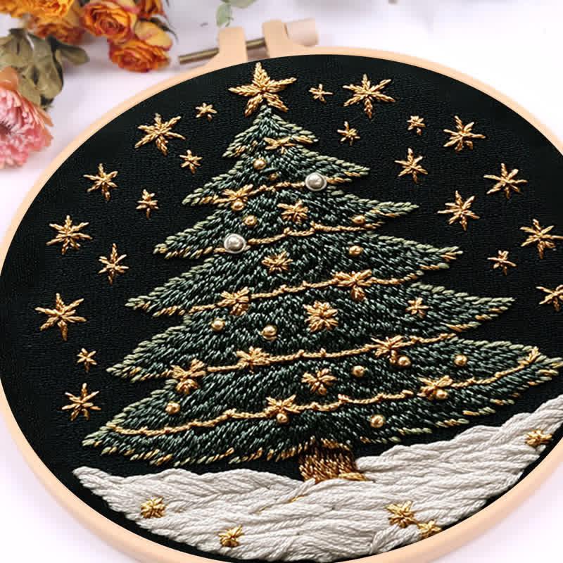 Rubbyoo Embroidery Kit - Christmas tree3