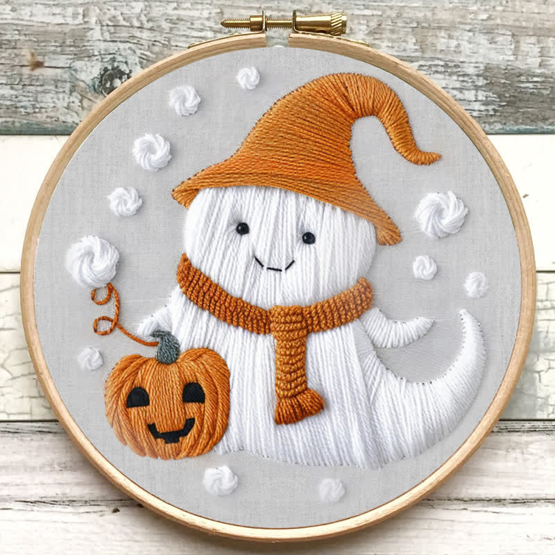 Rubbyoo Embroidery Kit - Ghost Halloween