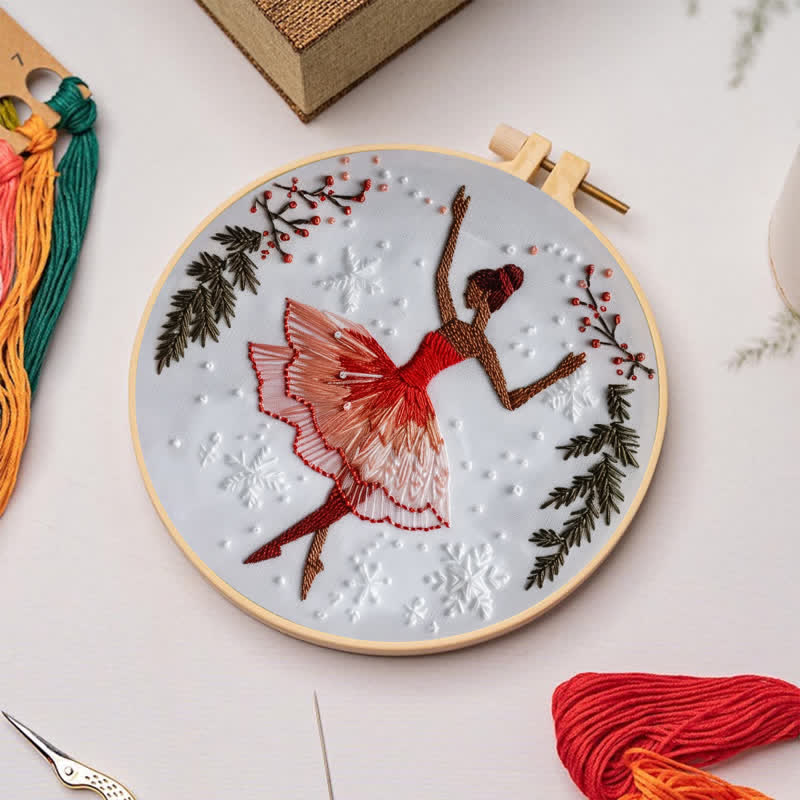 Rubbyoo Embroidery Kit - Nutcracker Sweets Christmas Ballet