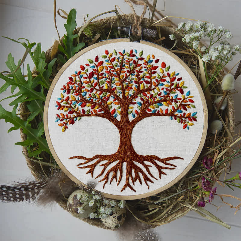 Rubbyoo Embroidery Kit - Tree Of Life