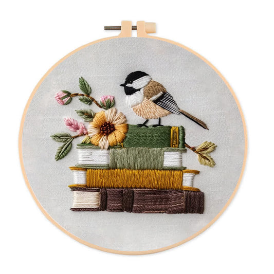 Rubbyoo Embroidery Kit - Reading Time