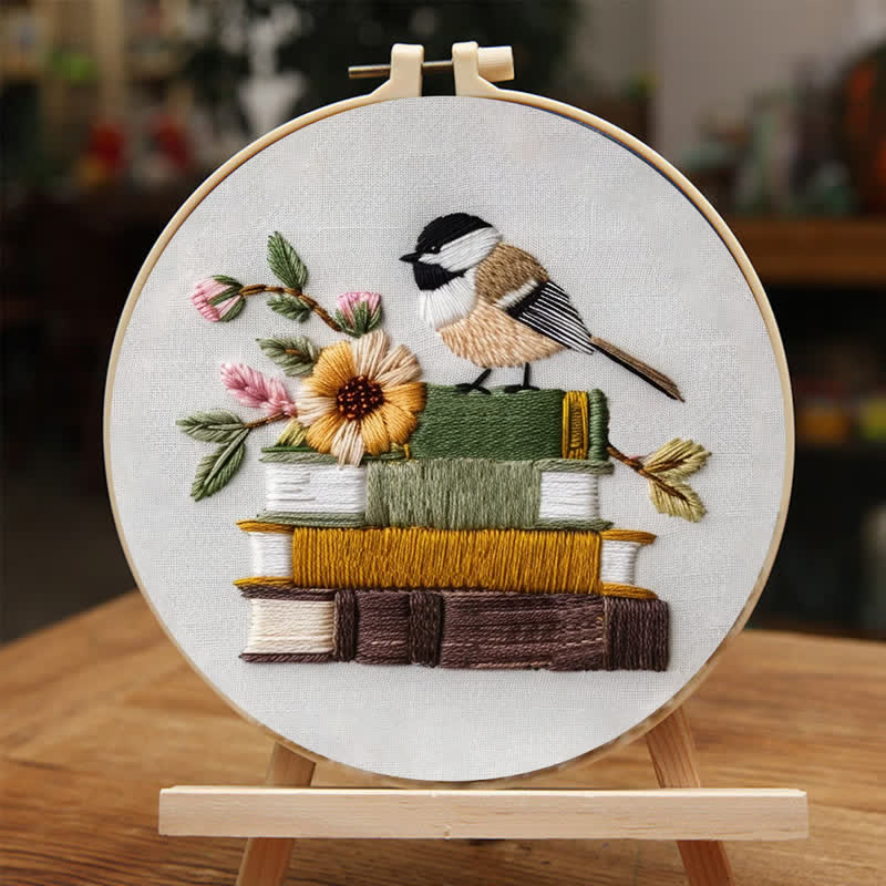 Rubbyoo Embroidery Kit - Reading Time