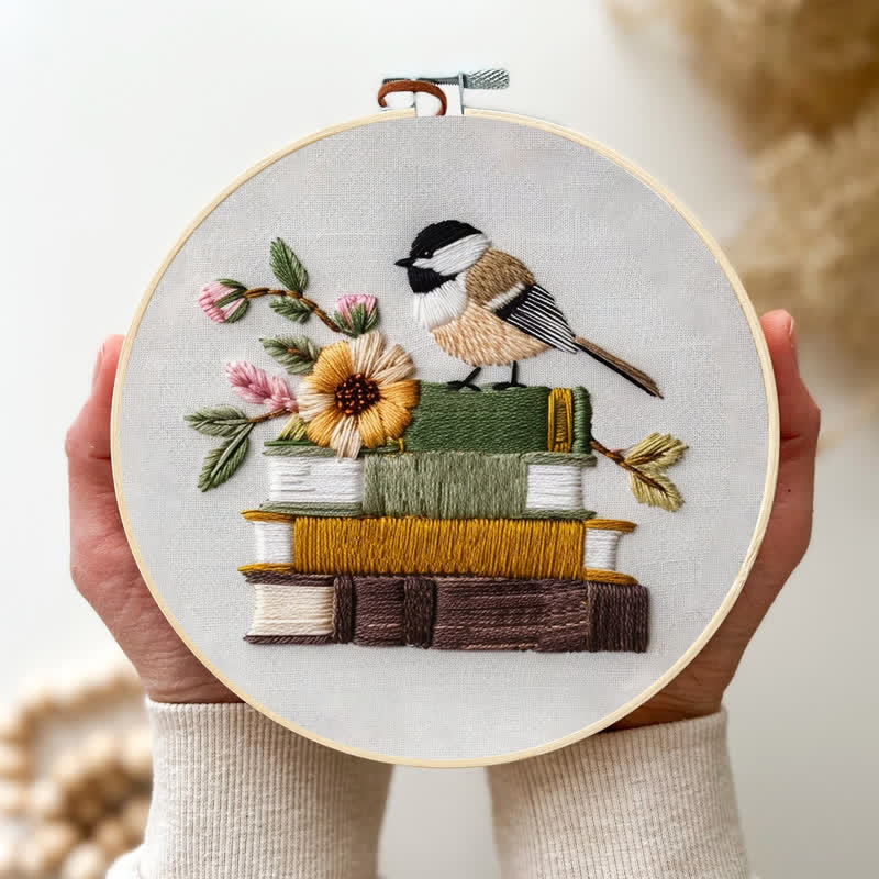 Rubbyoo Embroidery Kit - Reading Time
