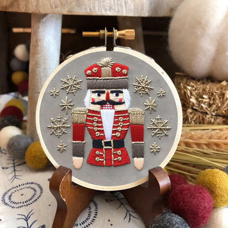 Rubbyoo Embroidery Kit - Nutcracker