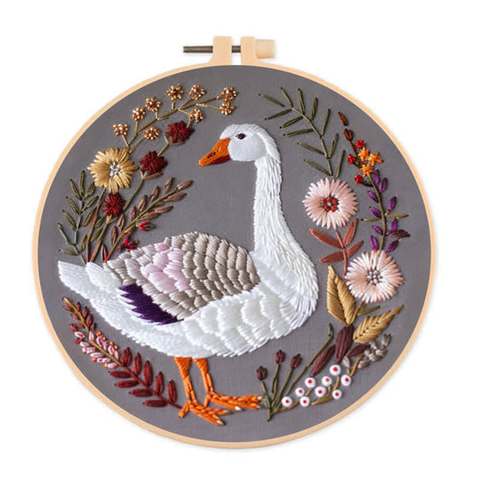 Rubbyoo Embroidery Kit - Winter Goose