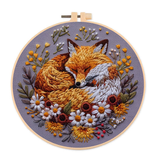 Rubbyoo Embroidery Kit - Woodland Fox