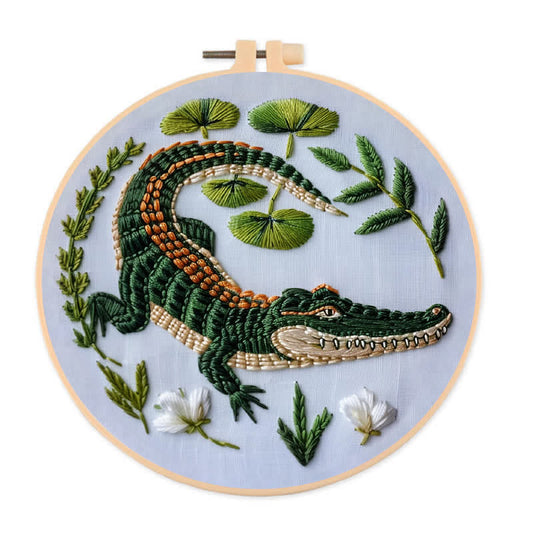 Rubbyoo Embroidery Kit - Alligator
