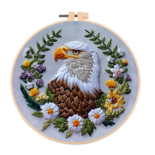 Rubbyoo Embroidery Kit - "Native Eagle"