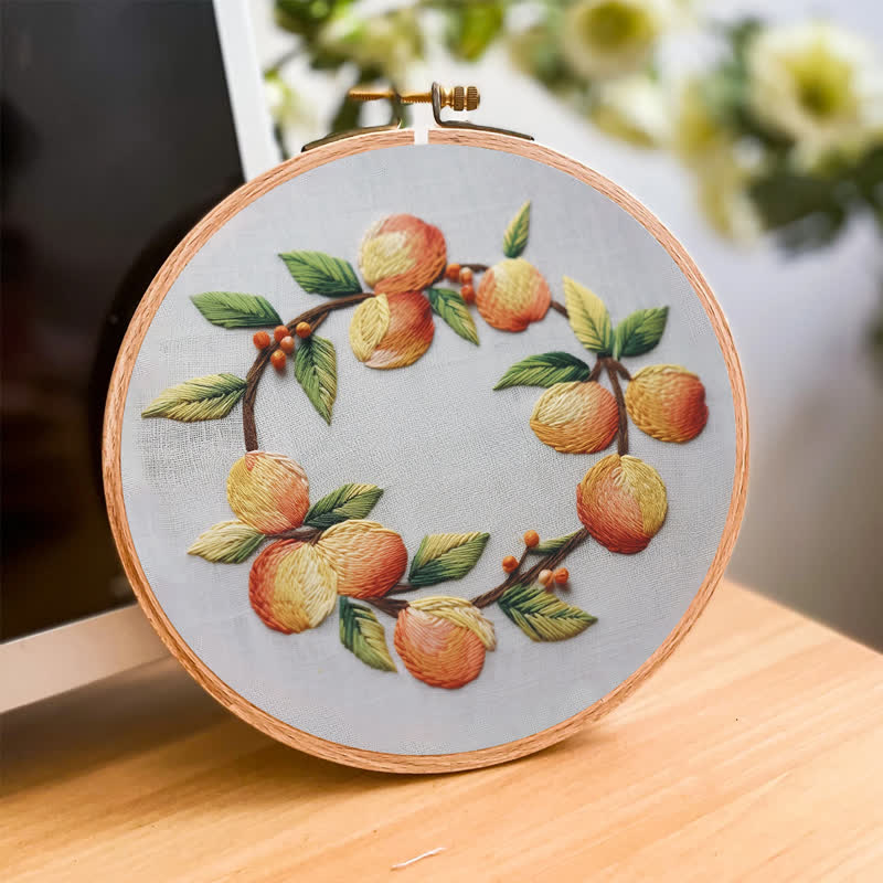 Rubbyoo Embroidery Kit - Peachy