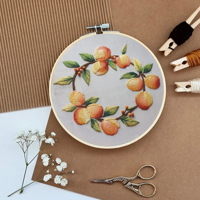 Rubbyoo Embroidery Kit - Peachy