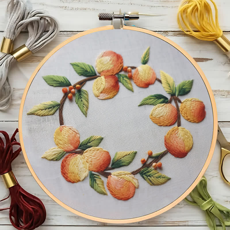 Rubbyoo Embroidery Kit - Peachy