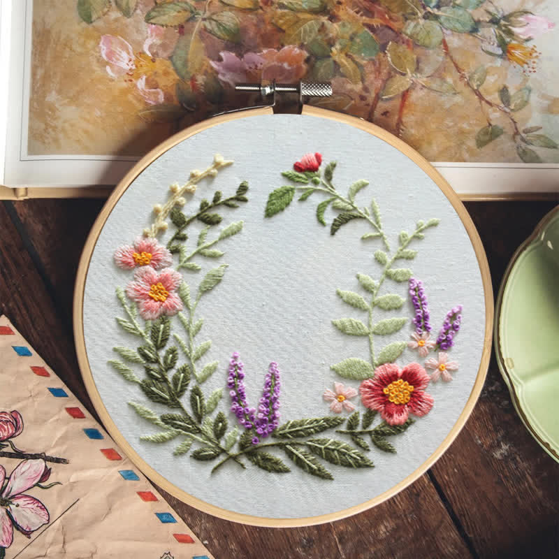 Rubbyoo Embroidery Kit - Wildflowers Indian Summer