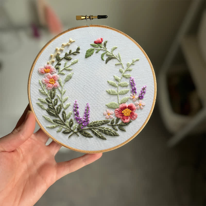 Rubbyoo Embroidery Kit - Wildflowers Indian Summer