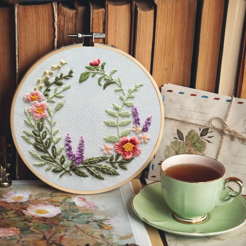 Rubbyoo Embroidery Kit - Wildflowers Indian Summer