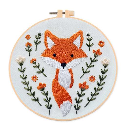 Rubbyoo Embroidery Kit -Stand Up Fox