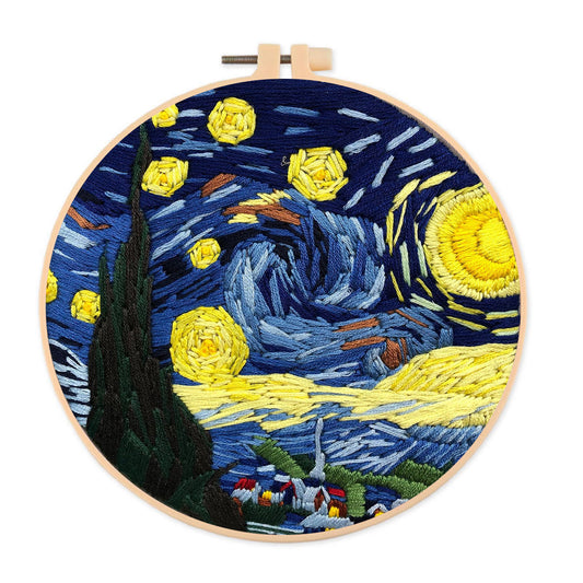 Rubbyoo Embroidery Kit - Starry Sky